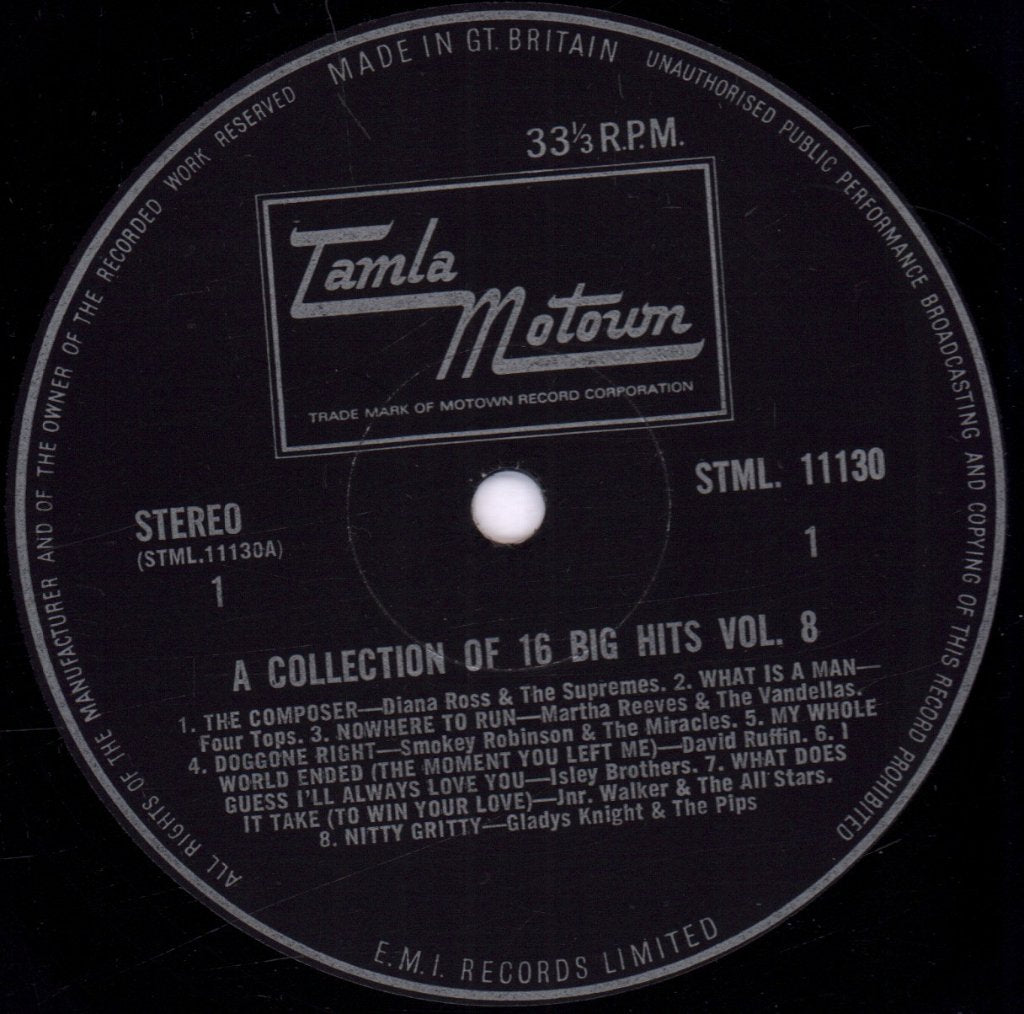 Various Artists - A Collection Of 16 Big Hits Vol 8 - Lp