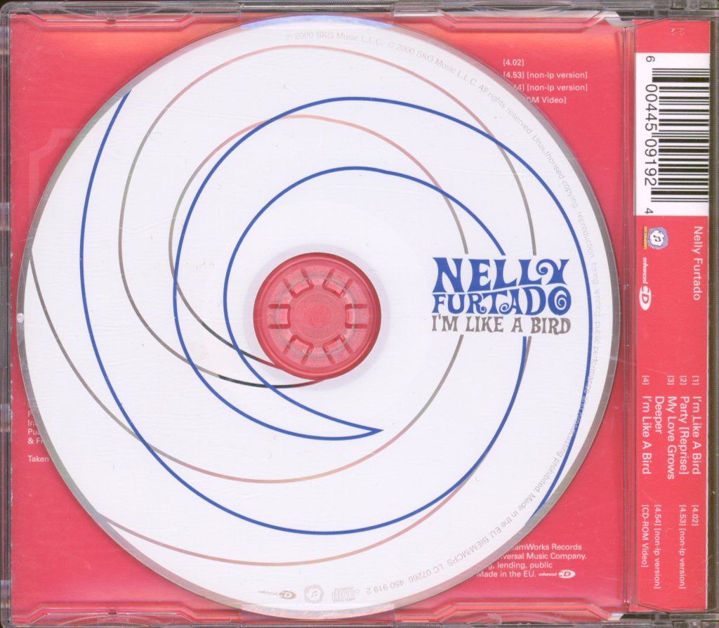Nelly Furtado - I'm Like A Bird - Cd