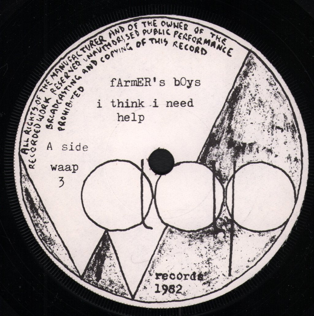 Farmer's Boys - I Think I Need Help - 7 Inch