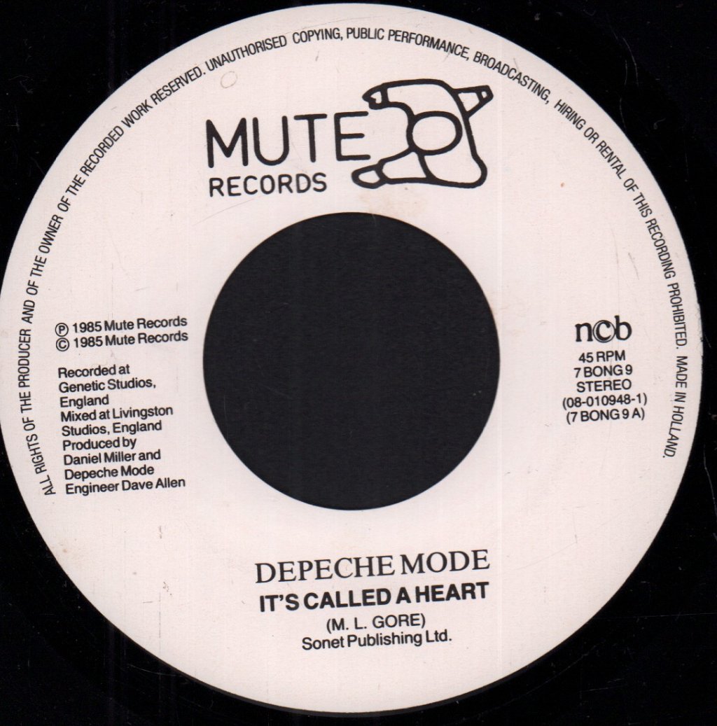 Depeche Mode - It's Called A Heart - 7 Inch