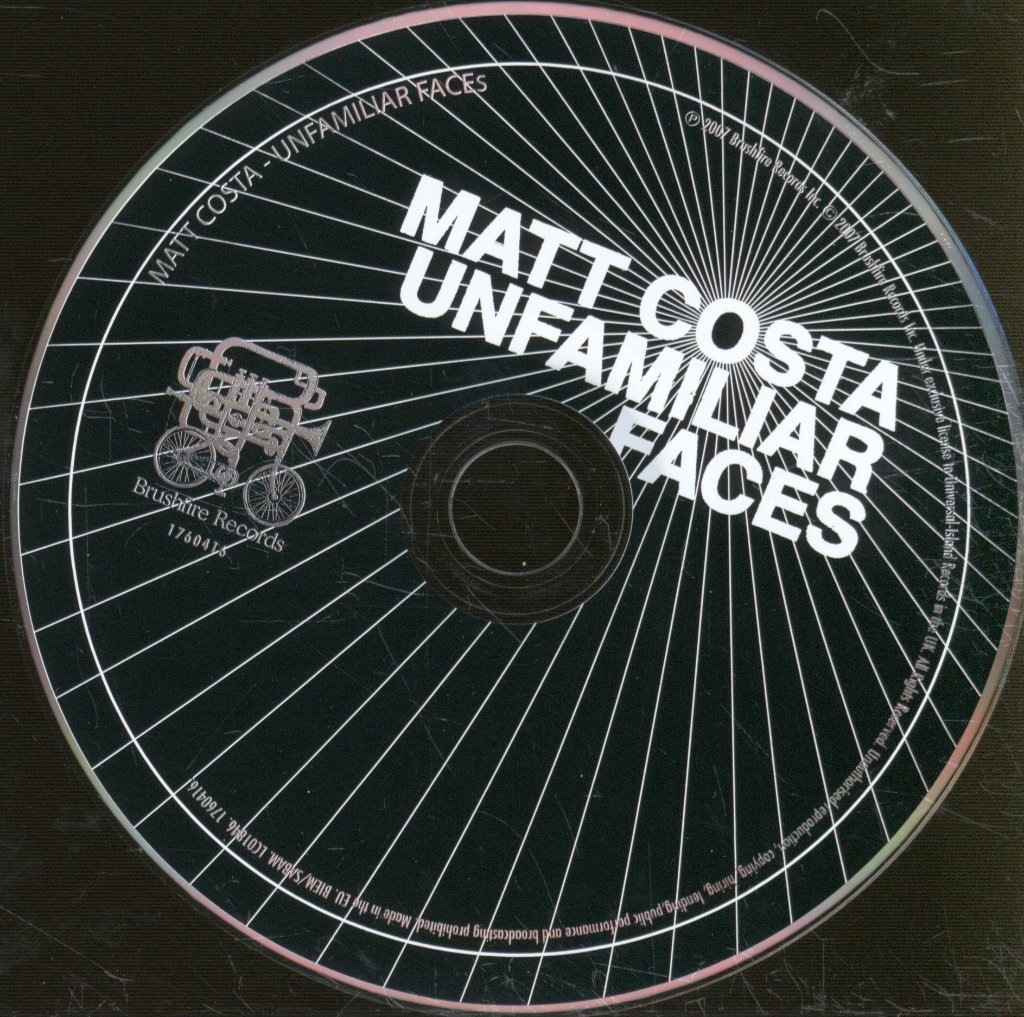 Matt Costa - Unfamiliar Faces - Cd