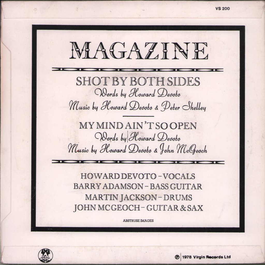 Magazine - Shot By Both Sides - 7 Inch