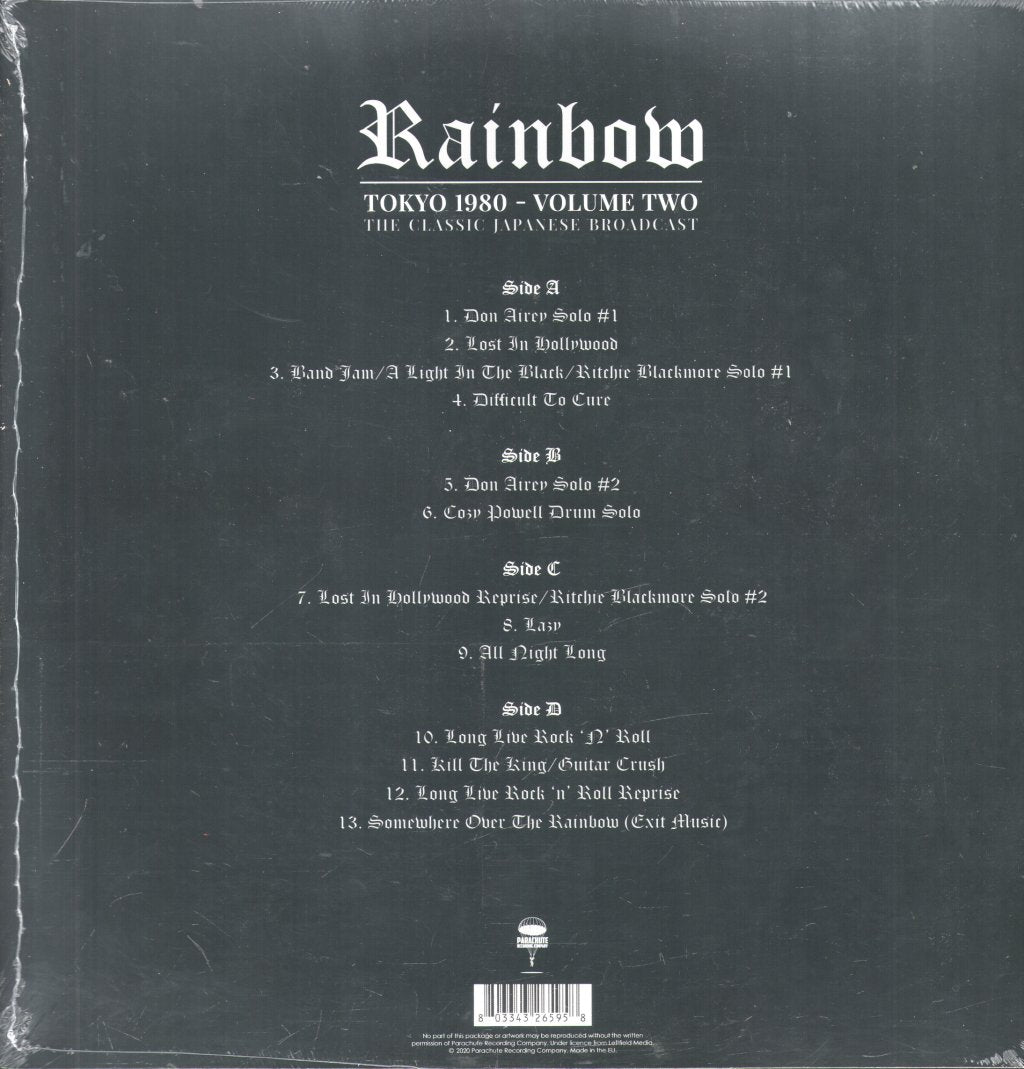Rainbow - Tokyo 1980 - Volume Two - Double Lp