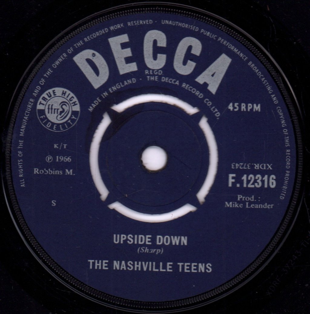 Nashville Teens - Hard Way - 7 Inch