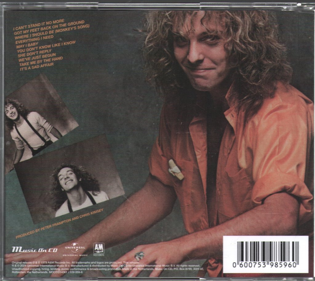 Peter Frampton - Where I Should Be - Cd