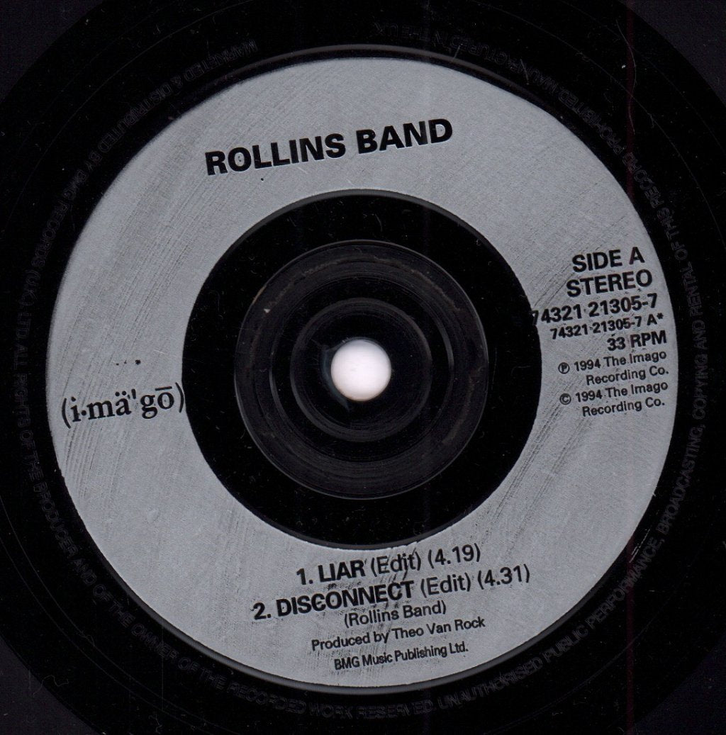 Rollins Band - Liar - 7 Inch