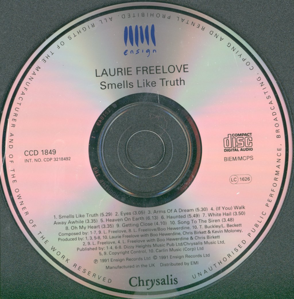 Laurie Freelove - Smells Like Truth - Cd
