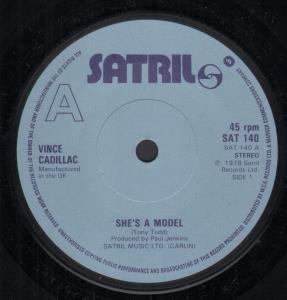 Vince Cadillac - She's A Model - 7 Inch