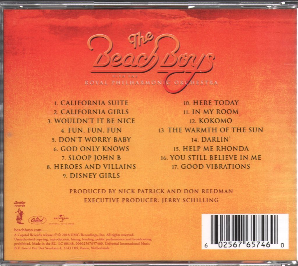 Beach Boys - With The Royal Philharmonic Orchestra - Cd