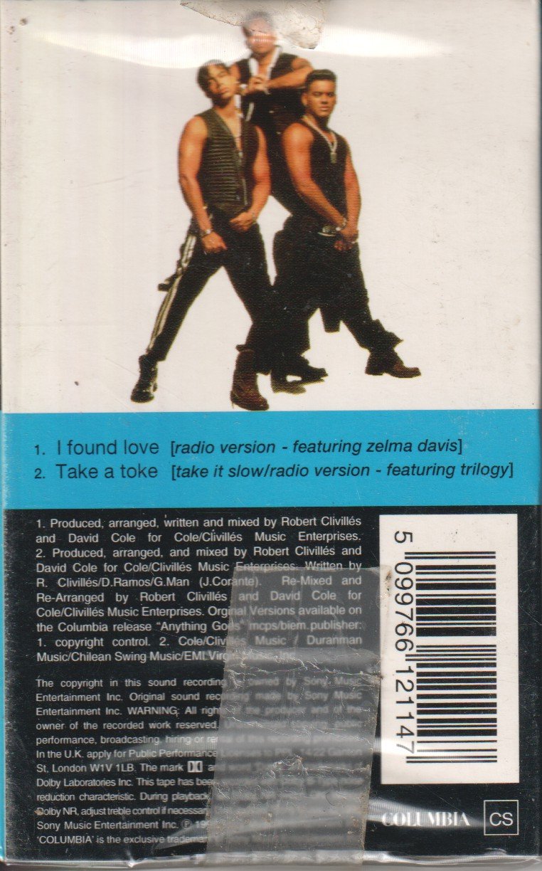 c + c music factory featuring zelma davis - I Found Love - Cassette
