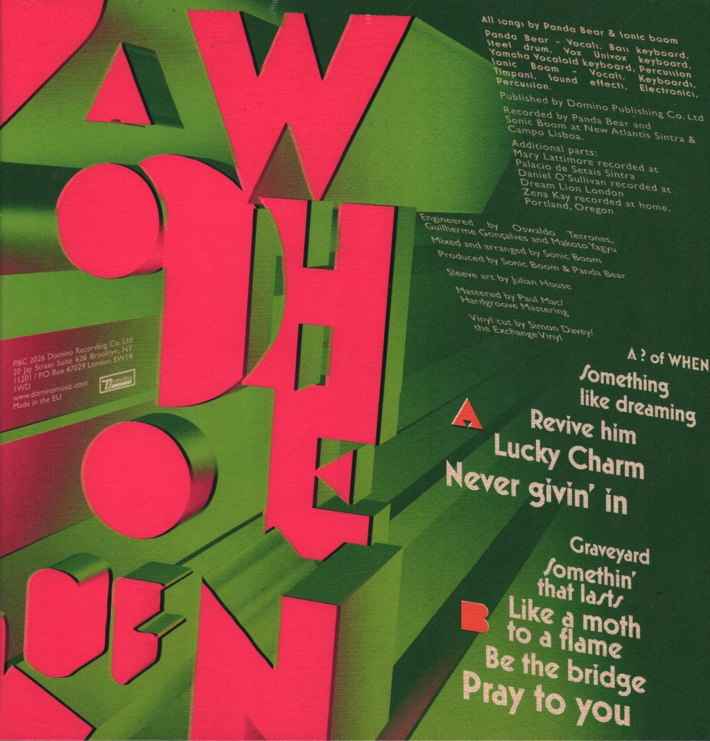Panda Bear and Sonic Boom - A ? OF WHEN - Lp