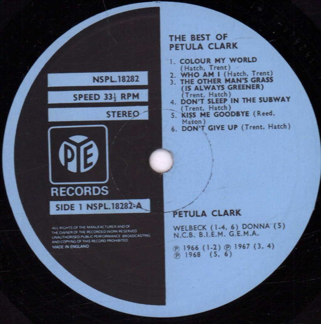 Petula Clark - Best Of Petula Clark - Lp