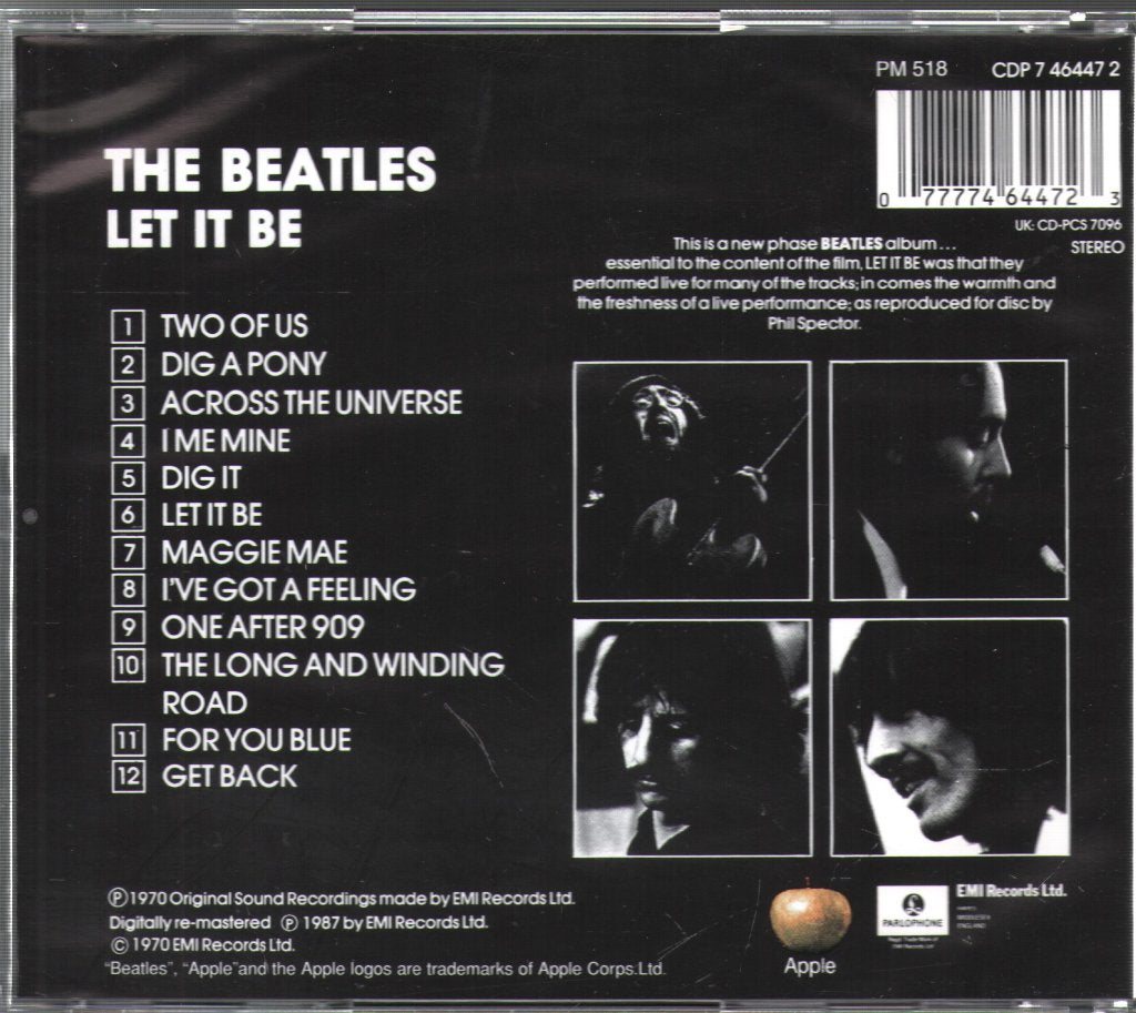 Beatles - Let It Be - Cd