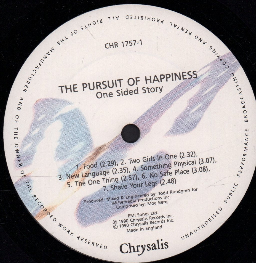 Pursuit Of Happiness - One Sided Story - Lp