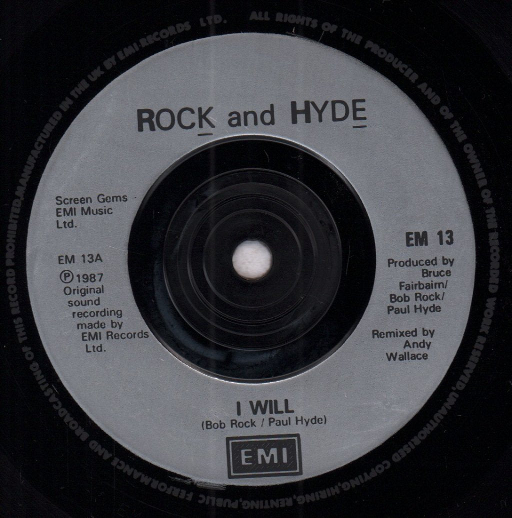 Rock And Hyde - I Will - 7 Inch