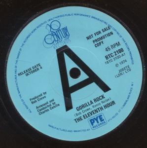 Eleventh Hour (70'S Group) - Gorilla Rock - 7 Inch