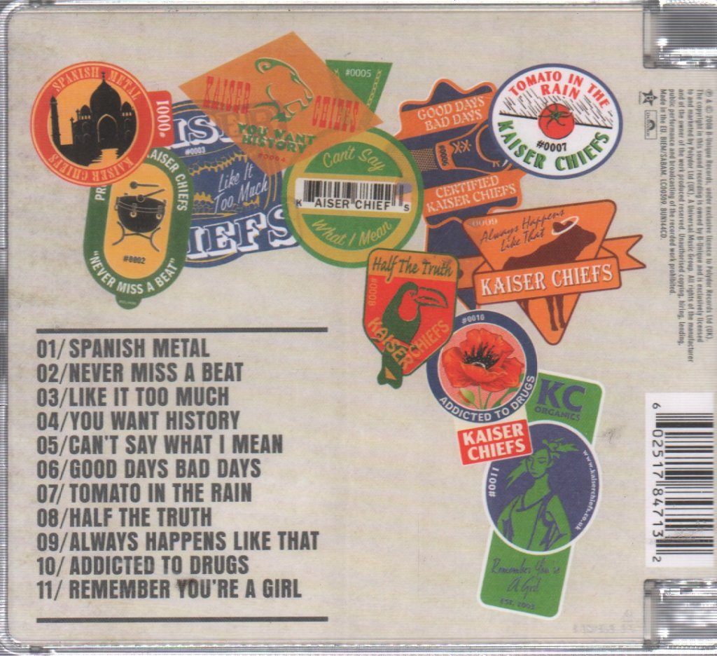 Kaiser Chiefs - Off With Their Heads - Cd