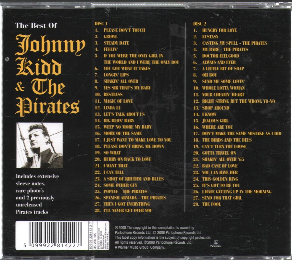 Johnny Kidd & The Pirates - Best Of Johnny Kidd & The Pirates - Double Cd