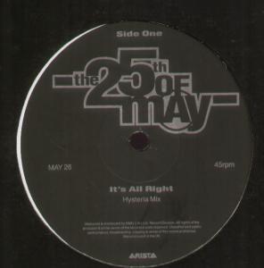 25Th Of May - It's All Right - 12 Inch