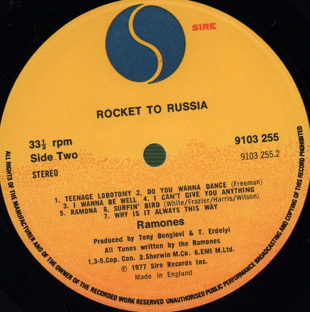 Ramones - Rocket To Russia - Lp
