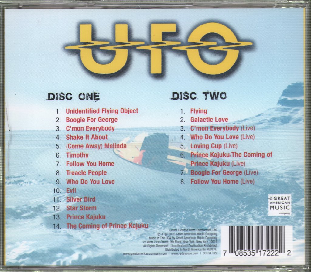 UFO - Beginnings - Double Cd