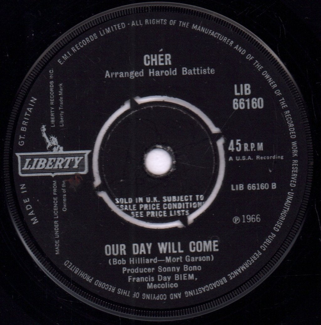 Cher - Bang Bang - 7 Inch