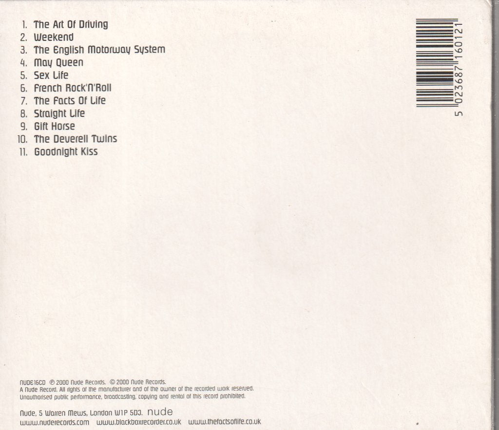 Black Box Recorder - Facts Of Life - Cd