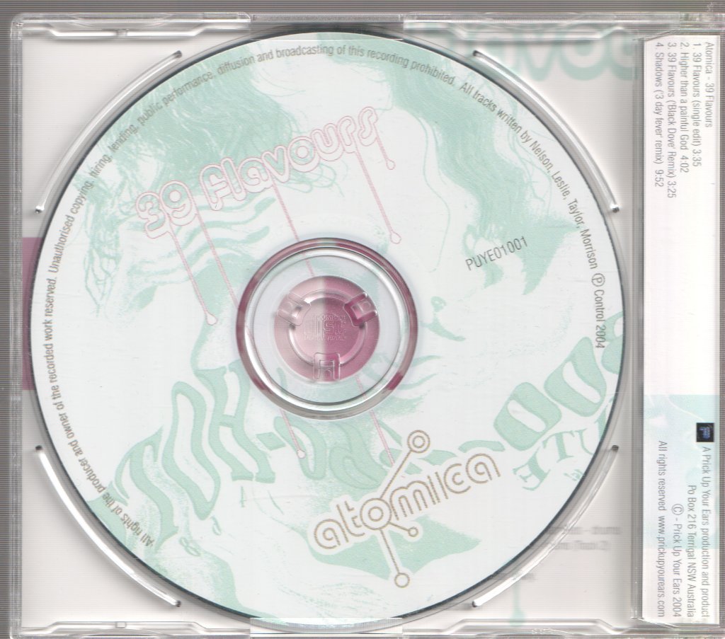 Atomica - 39 Flavours - Cd