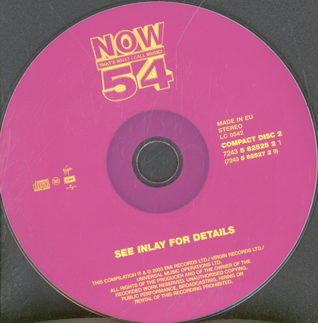 Various Artists - Now That's What I Call Music! 54 - Double Cd