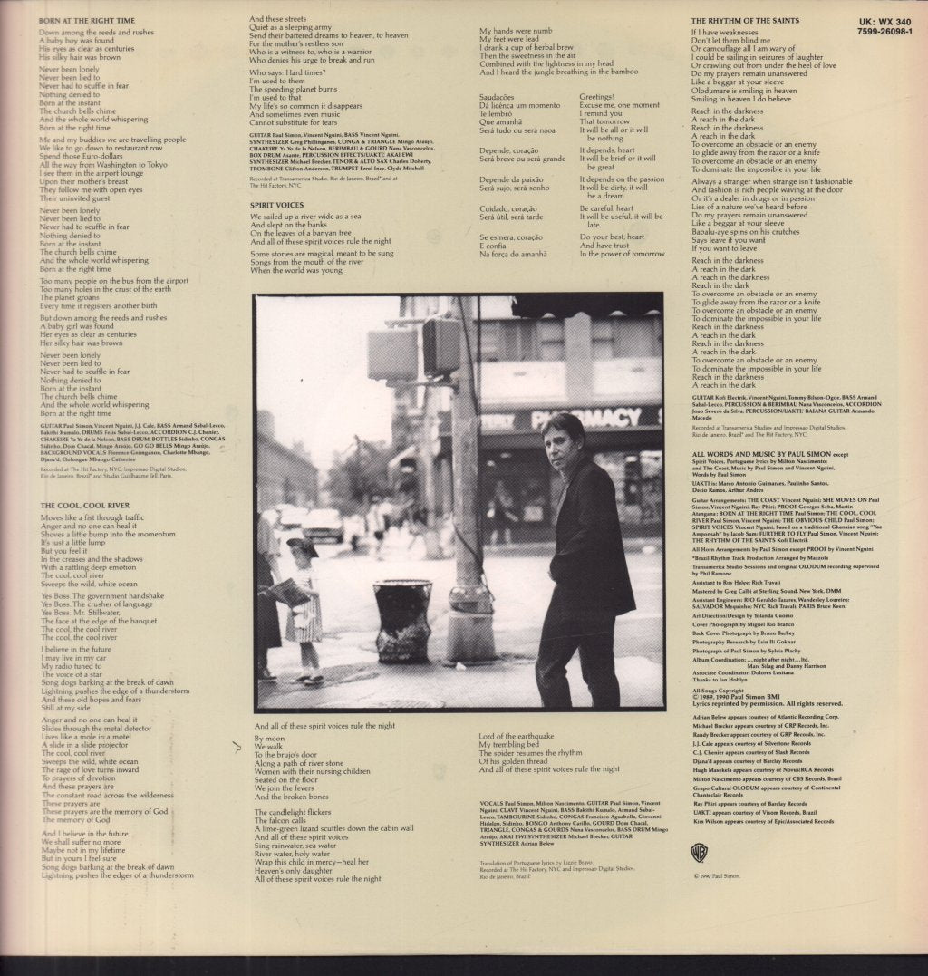 Paul Simon - Rhythm Of The Saints - Lp