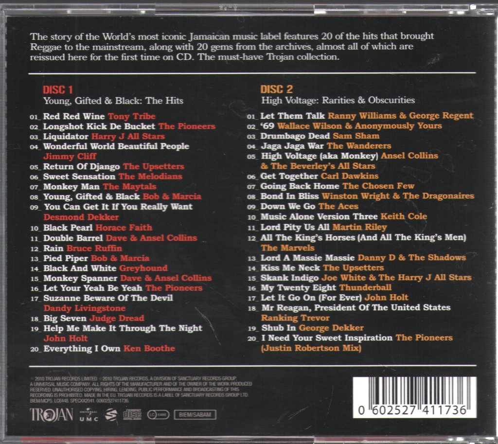 Various Artists - Heavy Heavy Monster Sound: The Story Of Trojan Records - Double Cd