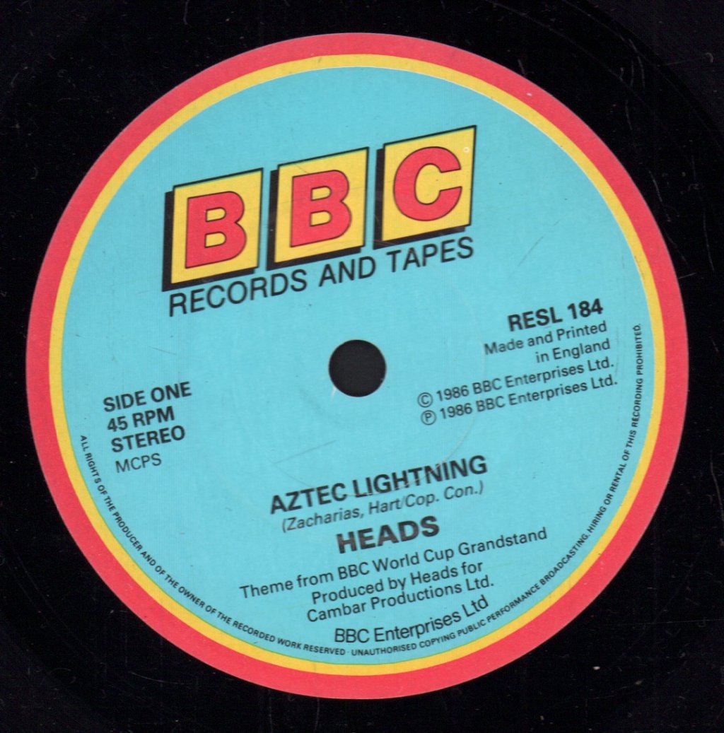 Heads (Football) - Aztec Lightning - 7 Inch
