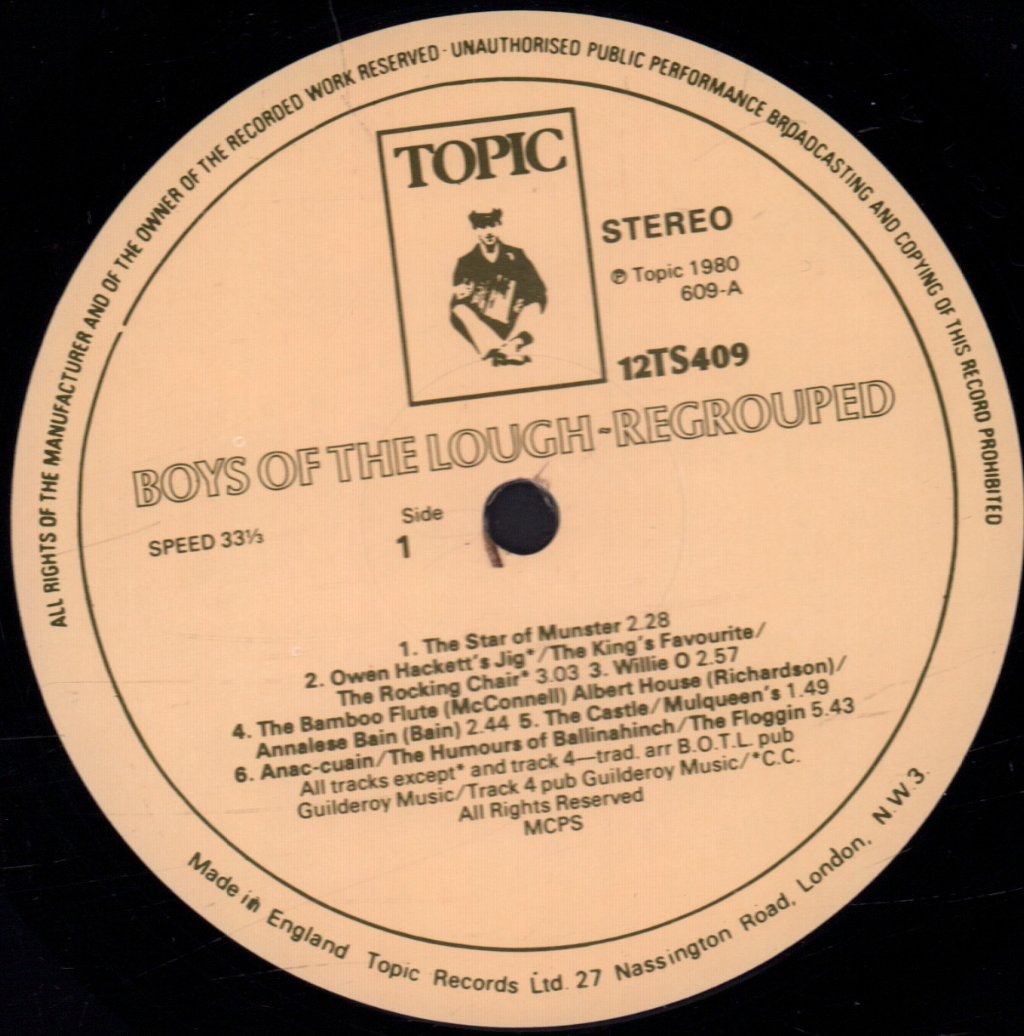 Boys Of The Lough - Regrouped - Lp