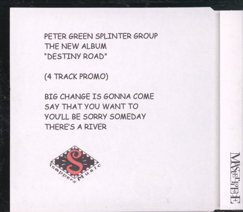 Peter Green Splinter Group - New Album "Destiny Road" (4 Track Radio Promo) - Cdr