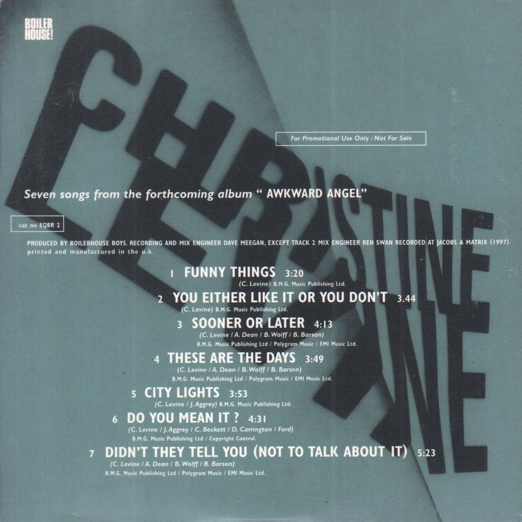 Christine Levine - Christine Levine - Cd