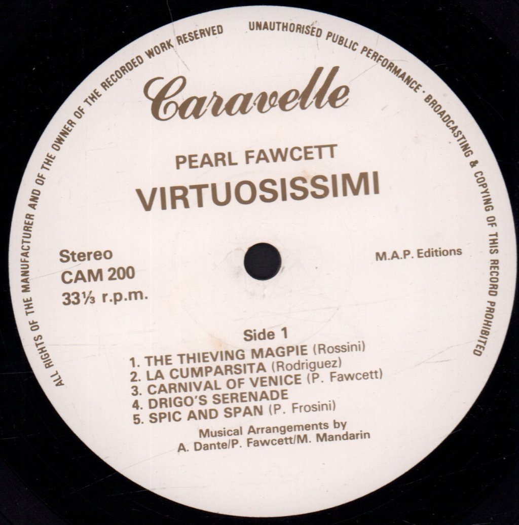 Pearl Fawcett / Yuri Kazakov - Virtuousissimi - Lp