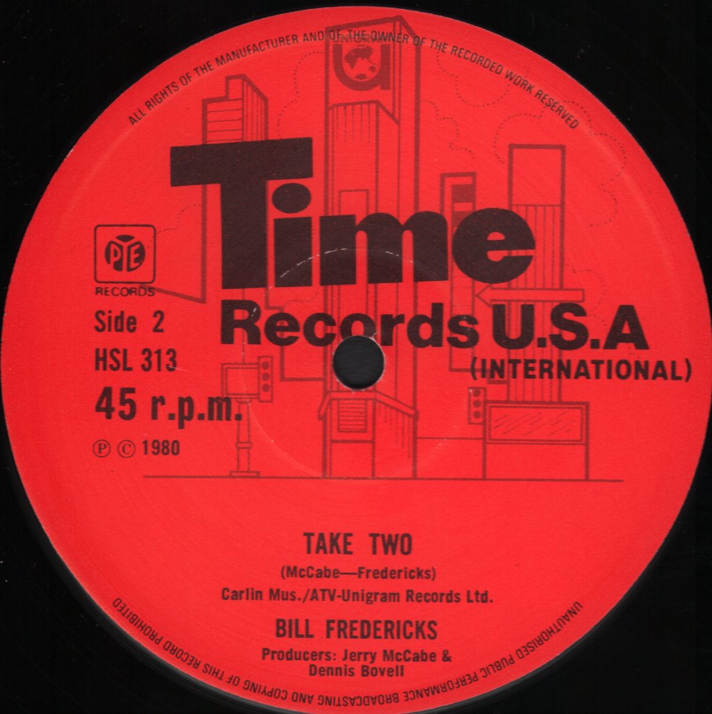 Bill Fredericks - Lover's Question / Take Two - 12 Inch