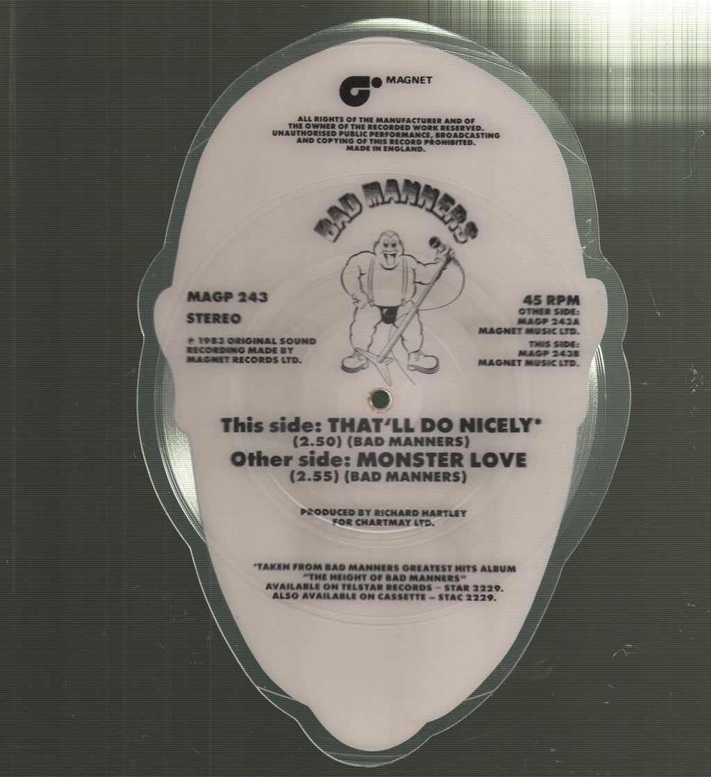 Bad Manners - That'll Do Nicely - 7 Inch