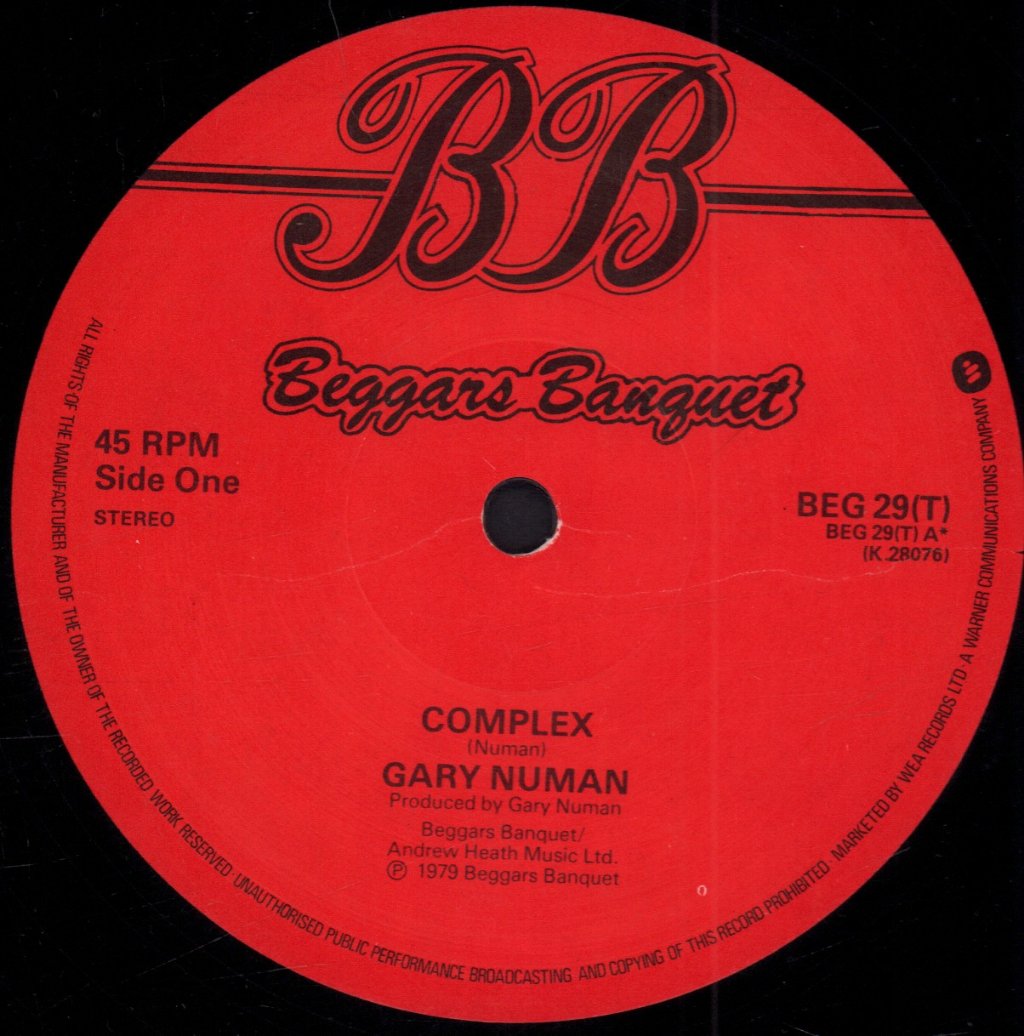 Gary Numan - Complex - 12 Inch