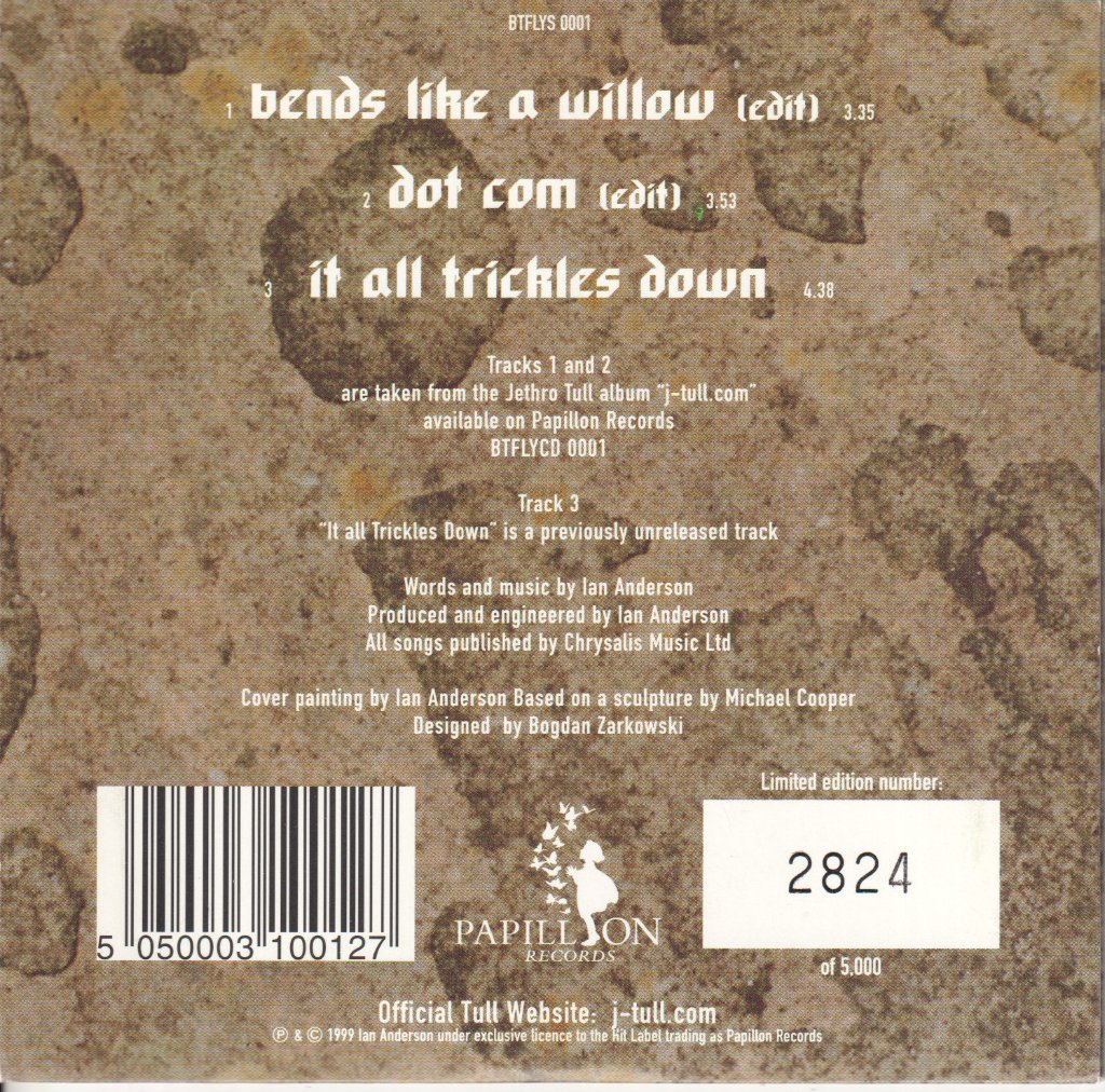 Jethro Tull - Bends Like A Willow - Cd