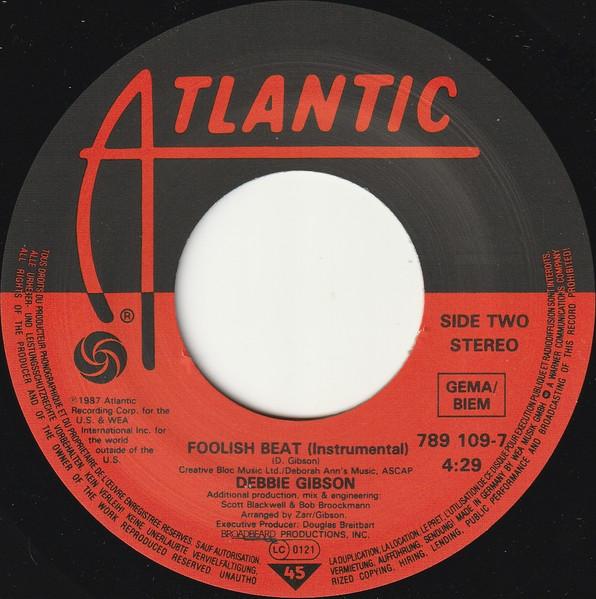 Debbie Gibson - Foolish Beat - 7 Inch