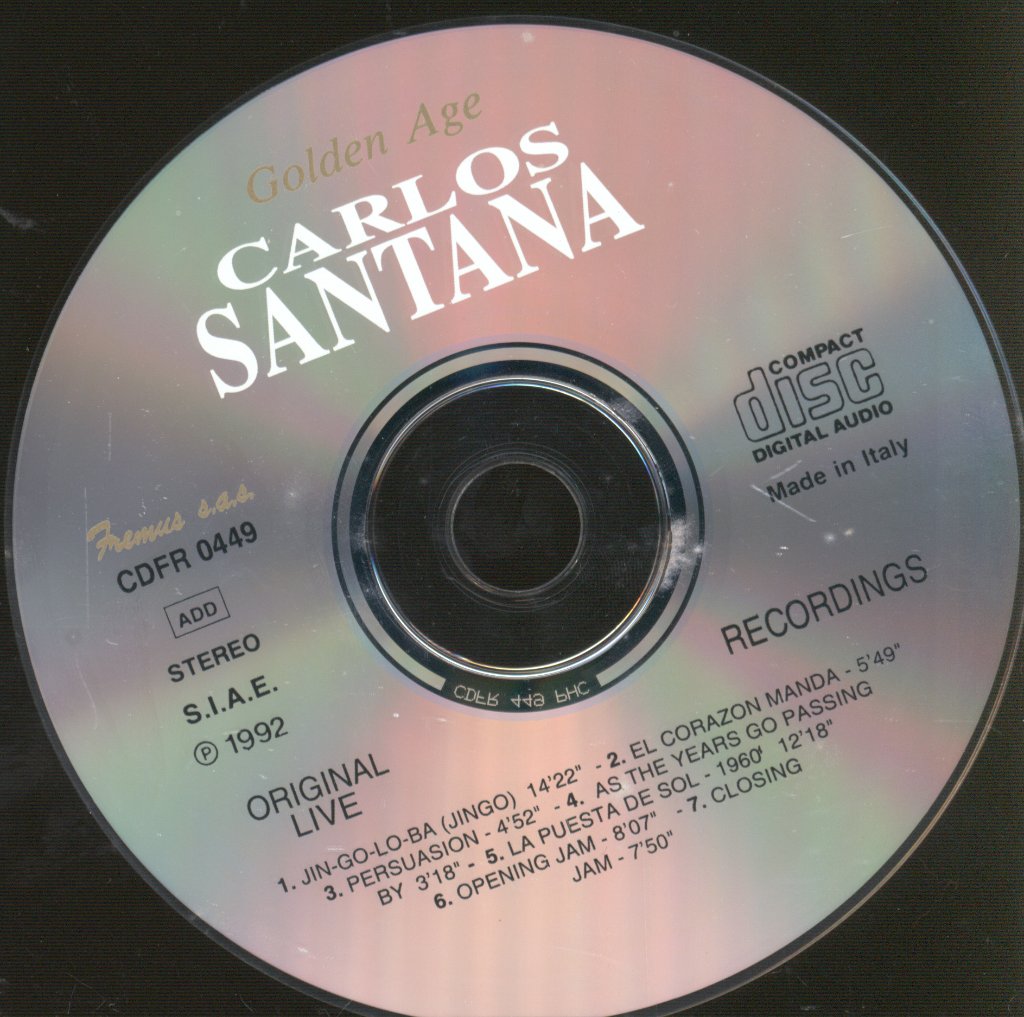 Carlos Santana - Golden Age - Cd