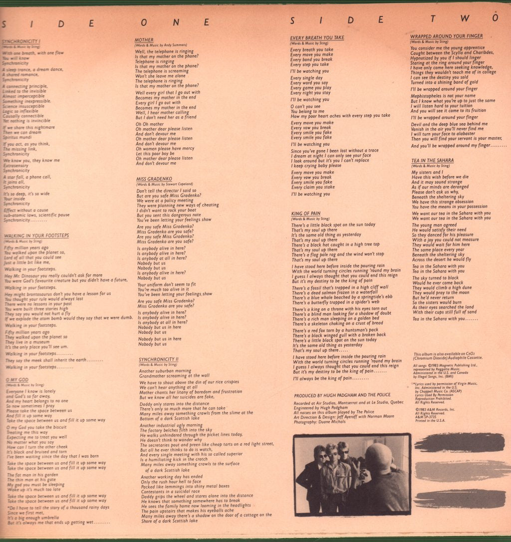 Police - Synchronicity - Lp