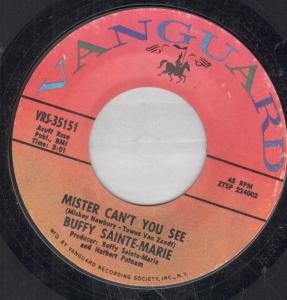 Buffy Sainte Marie - Mister Can't You See - 7 Inch