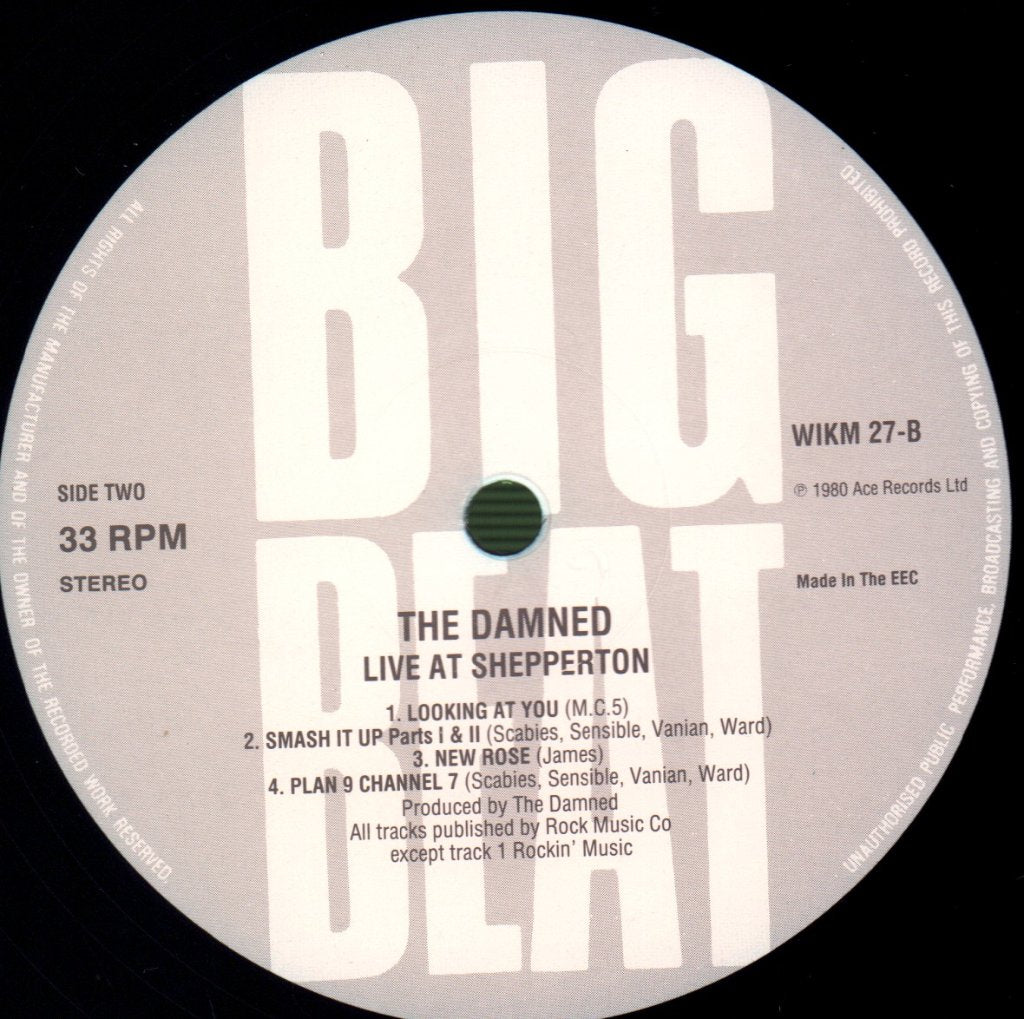 Damned - Live Shepperton 1980 - Lp