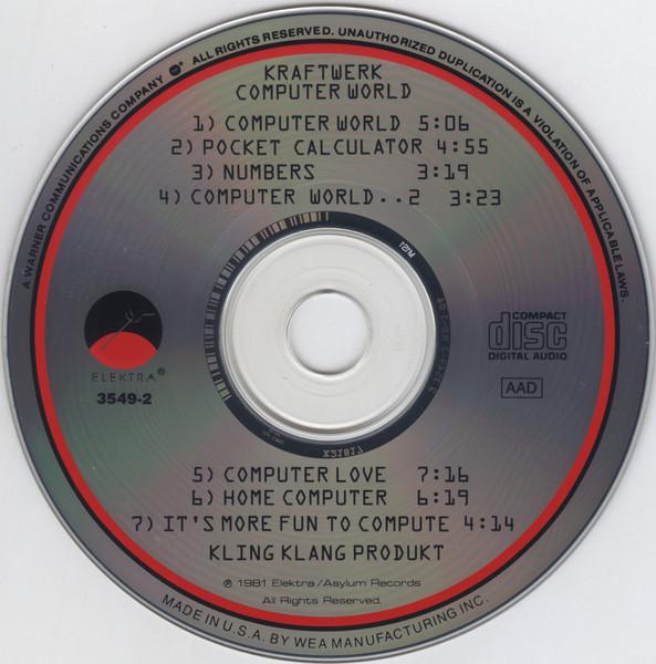 Kraftwerk - Computer World - Cd