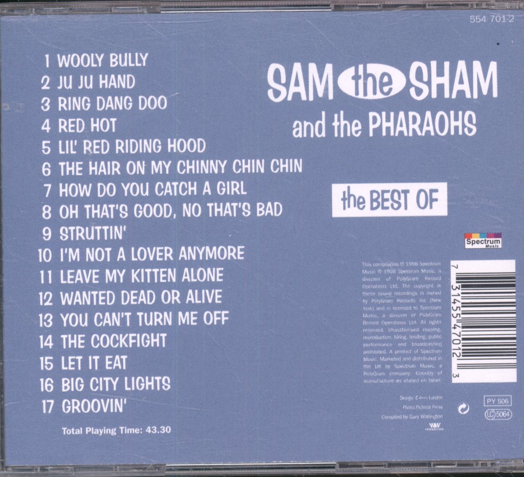 Sam The Sham & The Pharaohs - Best Of - Cd