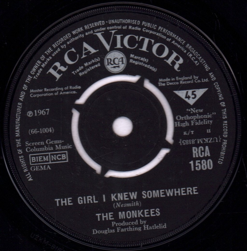 Monkees - A Little Bit Me A Little Bit You - 7 Inch