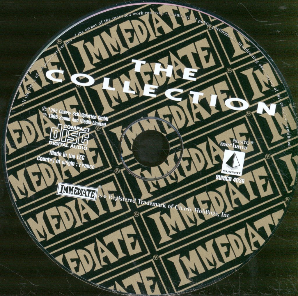 Various Artists - Immediate Collection - From The Era That Inspired Britpop - Cd