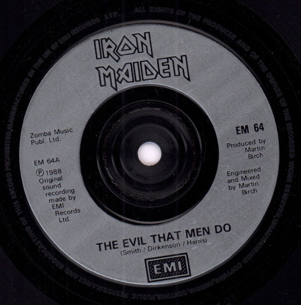 Iron Maiden - Evil That Men Do - 7 Inch